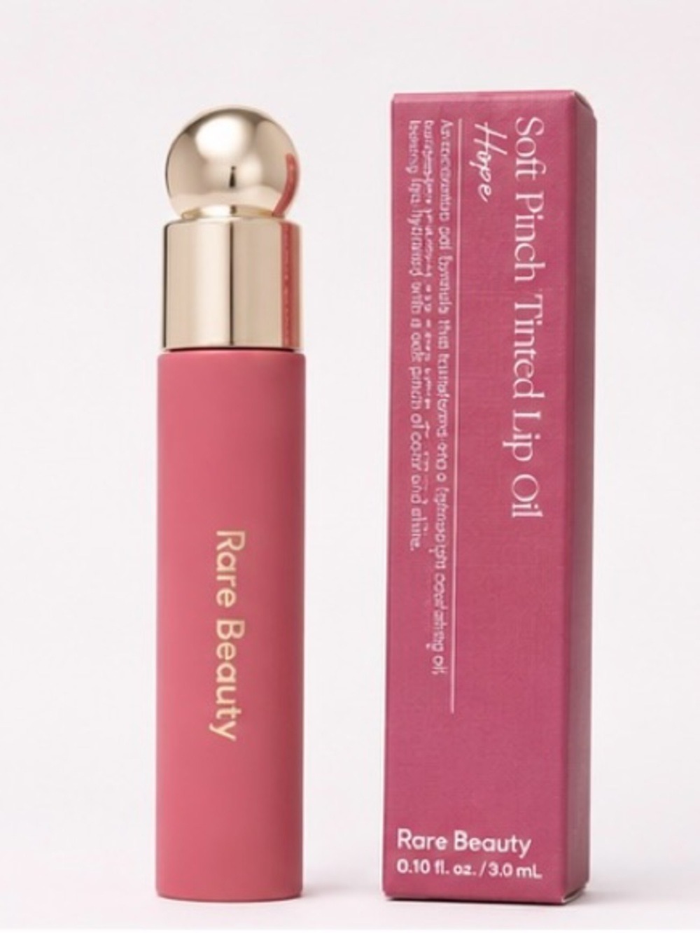 Rare Beauty Soft Pinch Tinted Lip Oil Hope Nude Mauve Full Size